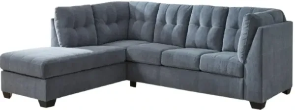 Signature Design by Ashley® Marleton 2-Piece Denim Left-Arm Facing Sleeper Sectional and Chaise