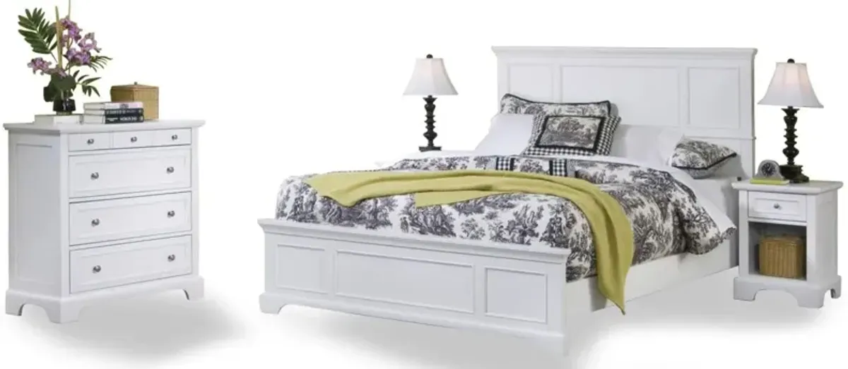 Homestyles® Naples 3-Piece Off-White Queen Bedroom Set