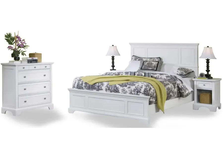 Homestyles® Naples 3-Piece Off-White Queen Bedroom Set