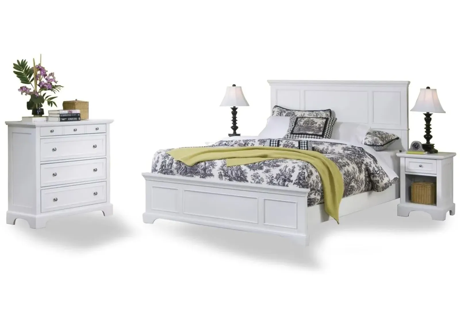 Homestyles® Naples 3-Piece Off-White Queen Bedroom Set