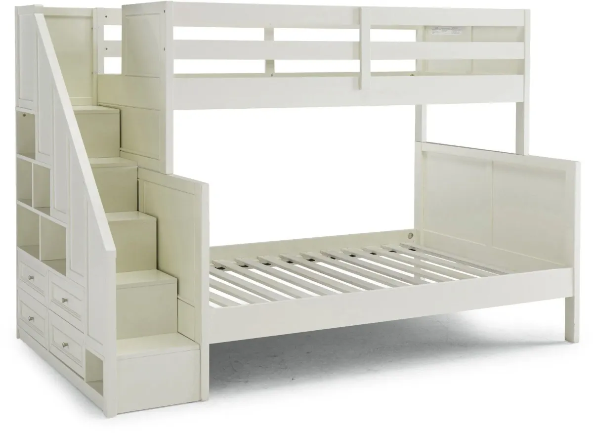 homestyles® Naples Off-White Twin/Full Bunk Bed