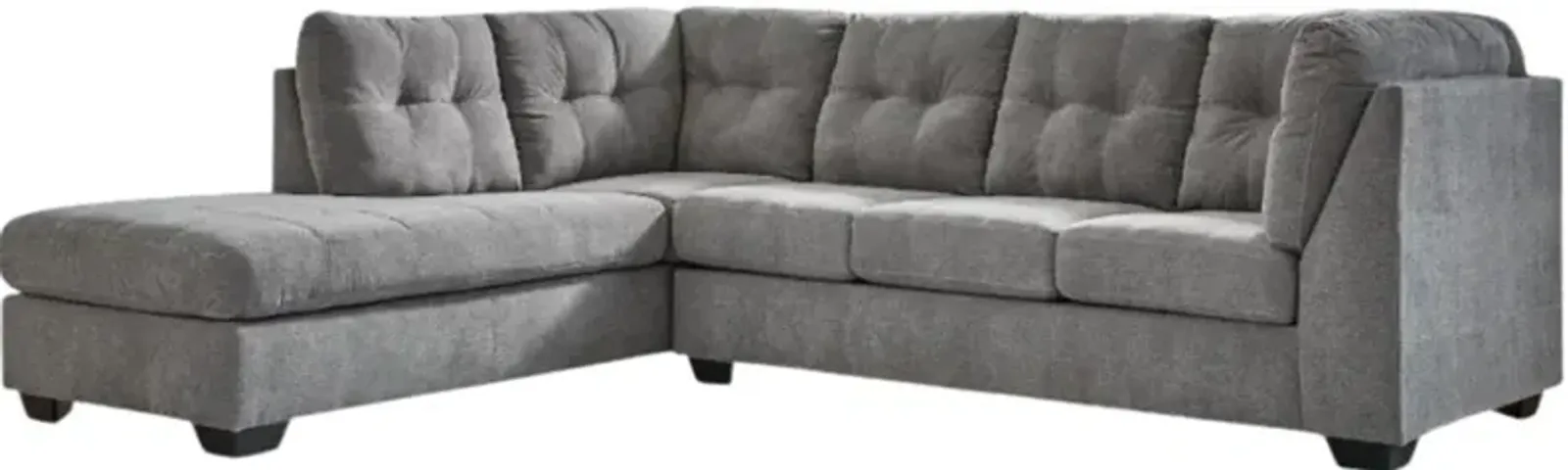 Signature Design by Ashley® Marelton 2-Piece Gray Left Arm Facing Chaise Sectional