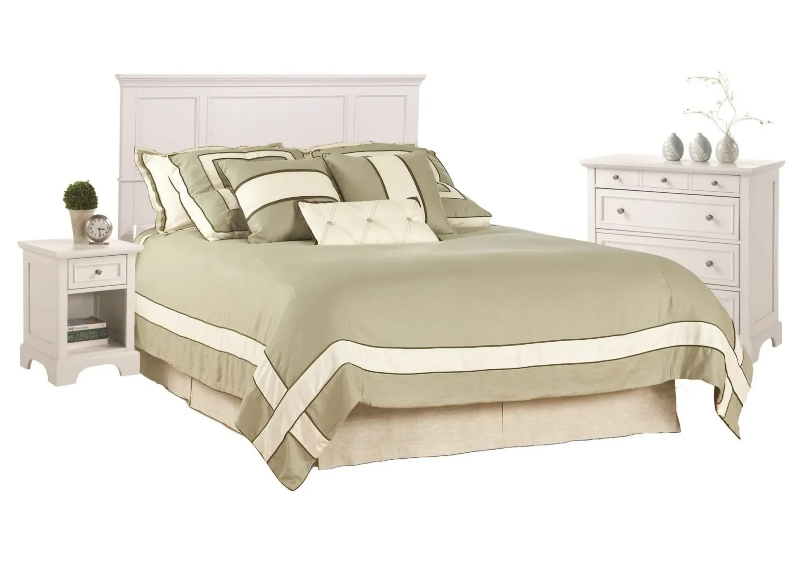 homestyles® Naples 3-Piece Off-White Queen Bedroom Set