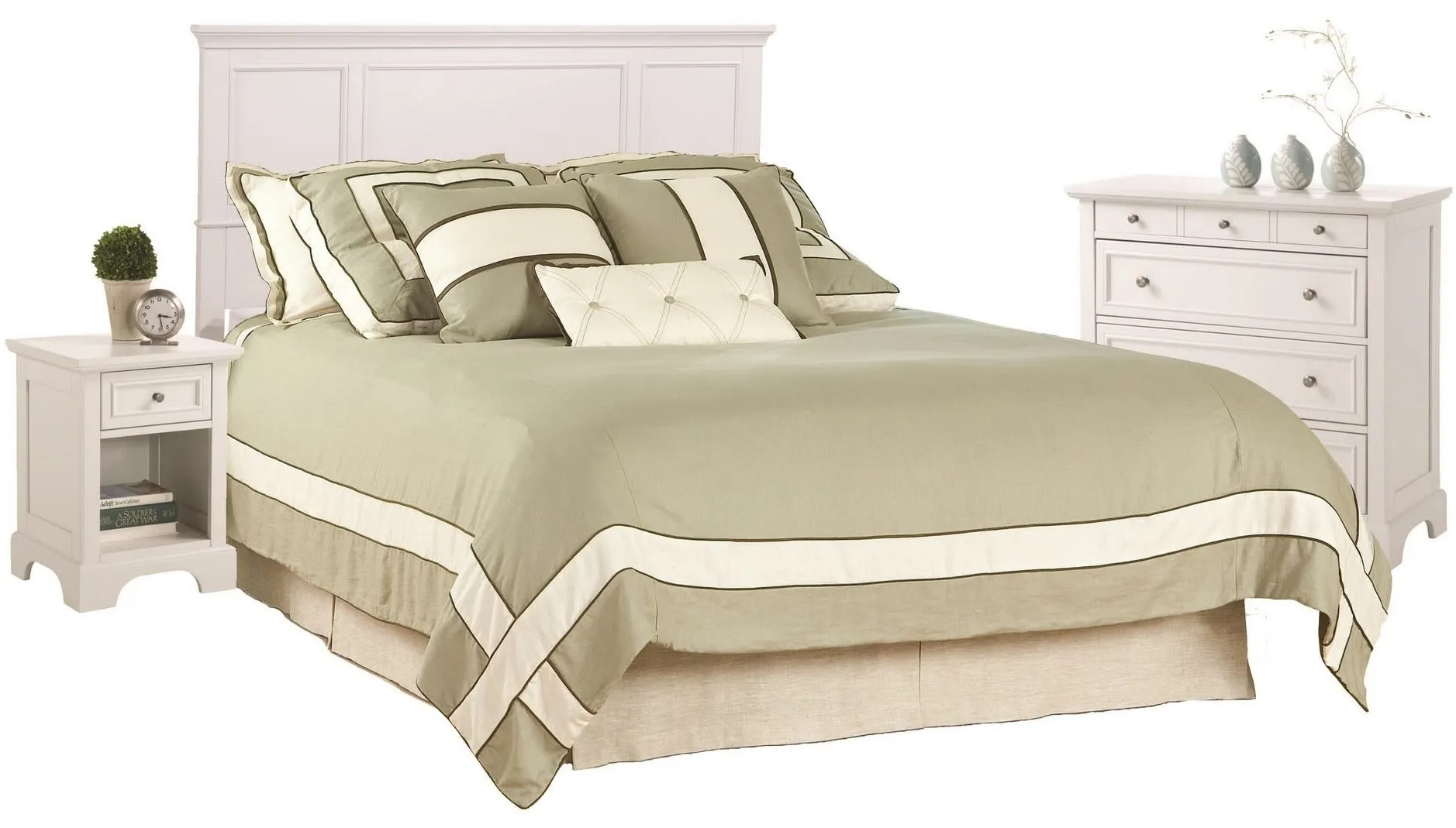 homestyles® Naples 3-Piece Off-White Queen Bedroom Set