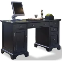 homestyles® Bedford Black Pedestal Desk