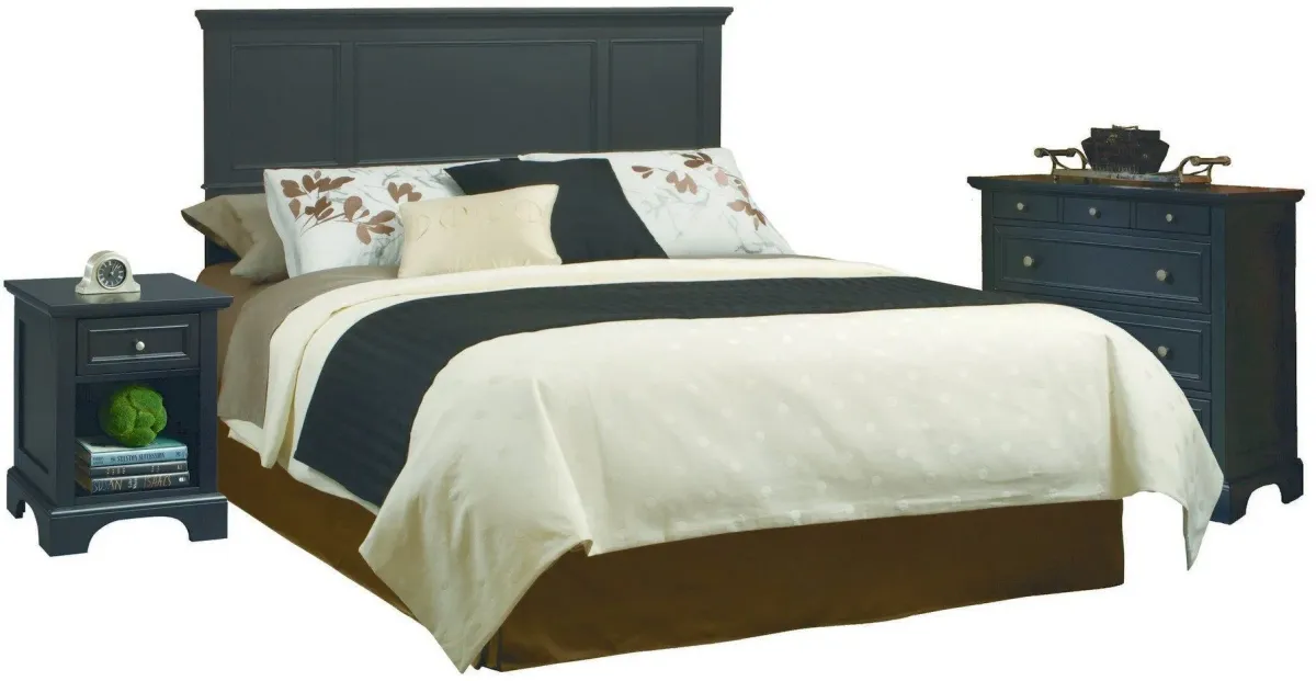 homestyles® Bedford 3-Piece Black Queen Bedroom Set