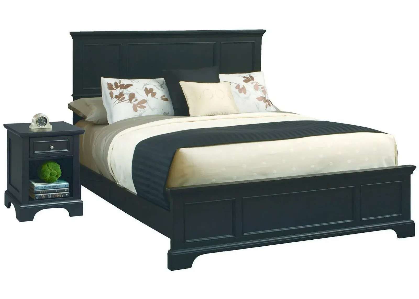 homestyles® Bedford 2 Piece Black Queen Bed Set