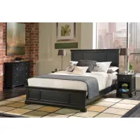 homestyles® Bedford 4-Piece Black Queen Bed Set