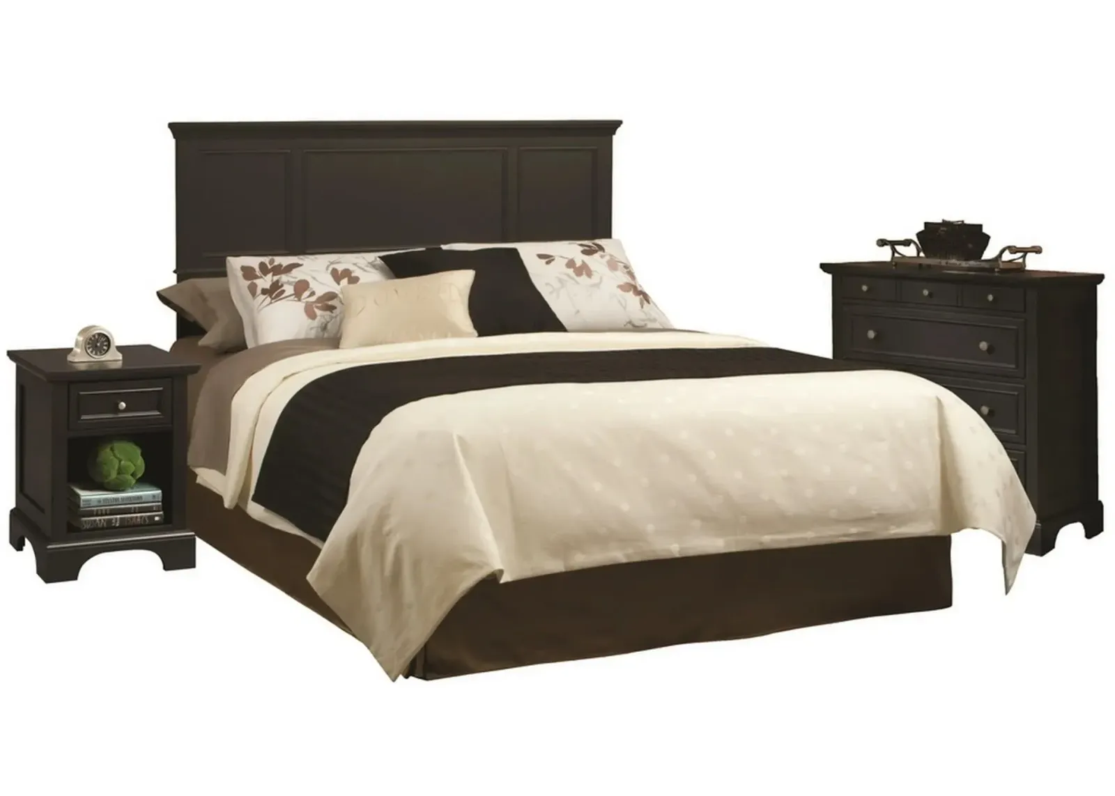 homestyles® Bedford 3-Piece Black King Bedroom Set