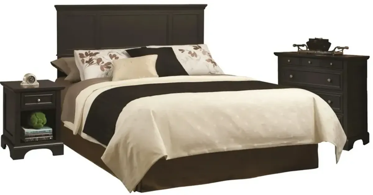 homestyles® Bedford 3-Piece Black King Bedroom Set