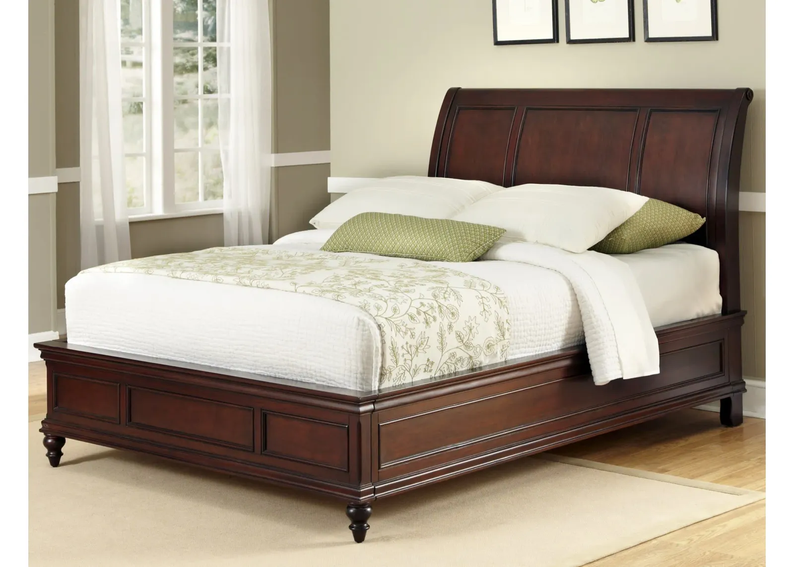 homestyles® Lafayette Brown King Sleigh Bed