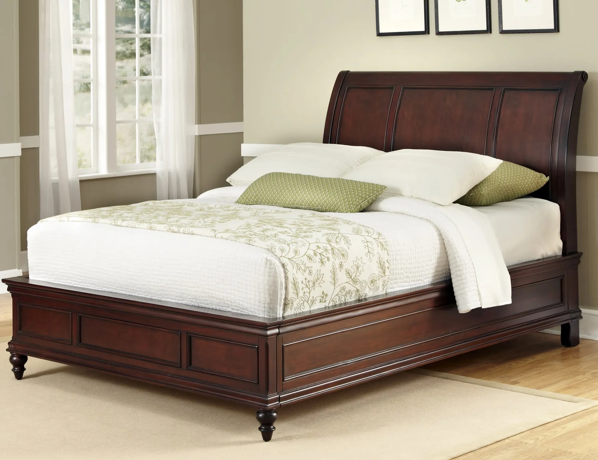 homestyles® Lafayette Brown King Sleigh Bed