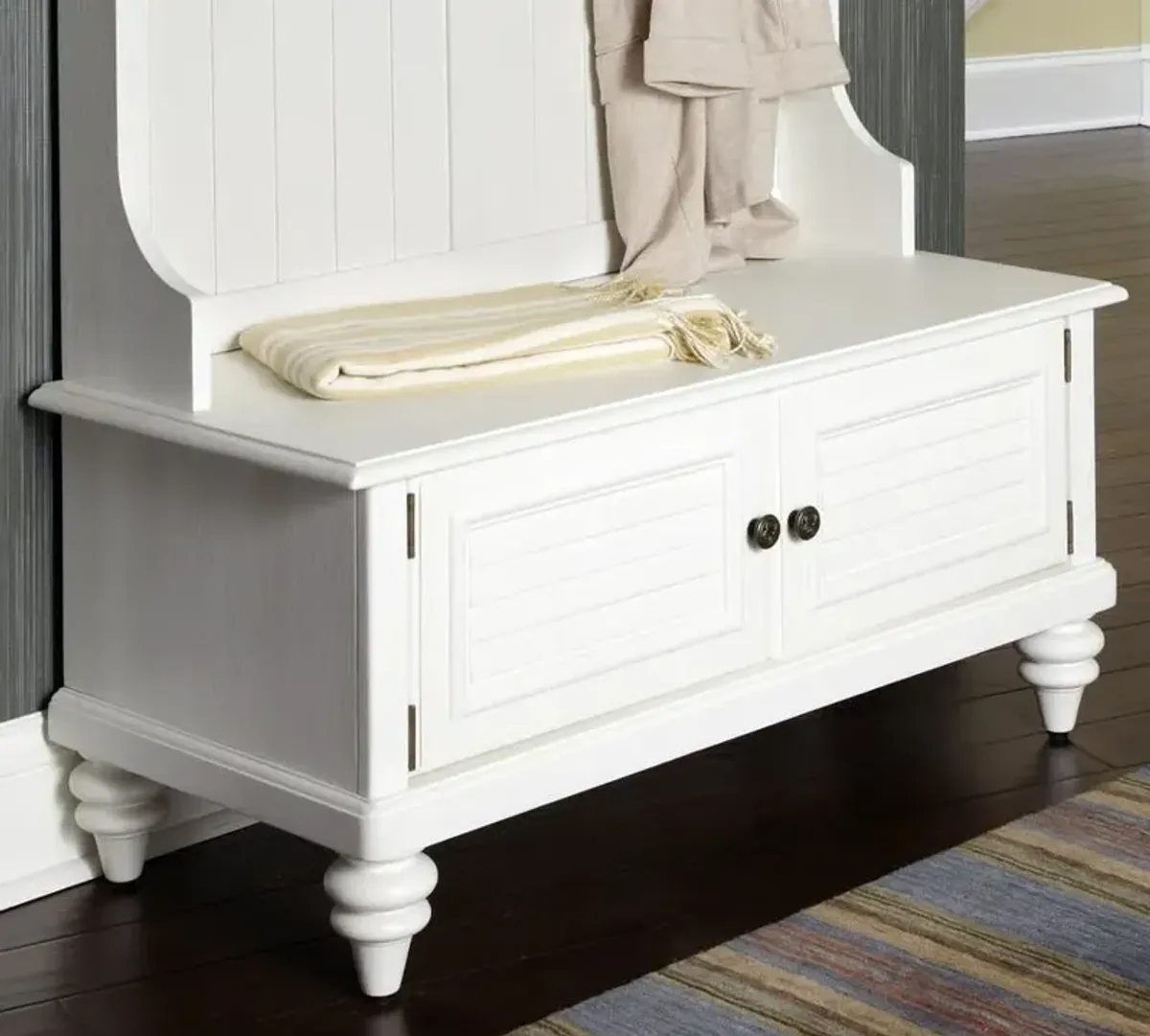 homestyles® Bermuda White Hall Tree