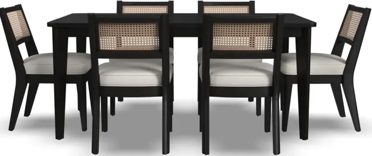 homestyles® Brentwood 7-Piece Black Rectangle Dining Set