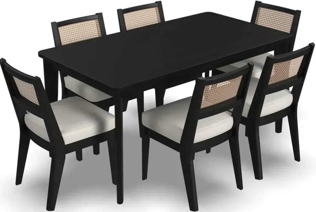 homestyles® Brentwood 7-Piece Black Rectangle Dining Set