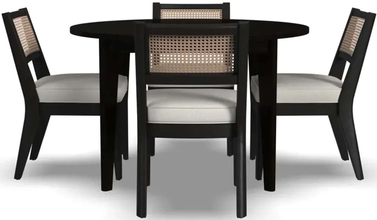 homestyles® Brentwood 5-Piece Black Round Dining Set