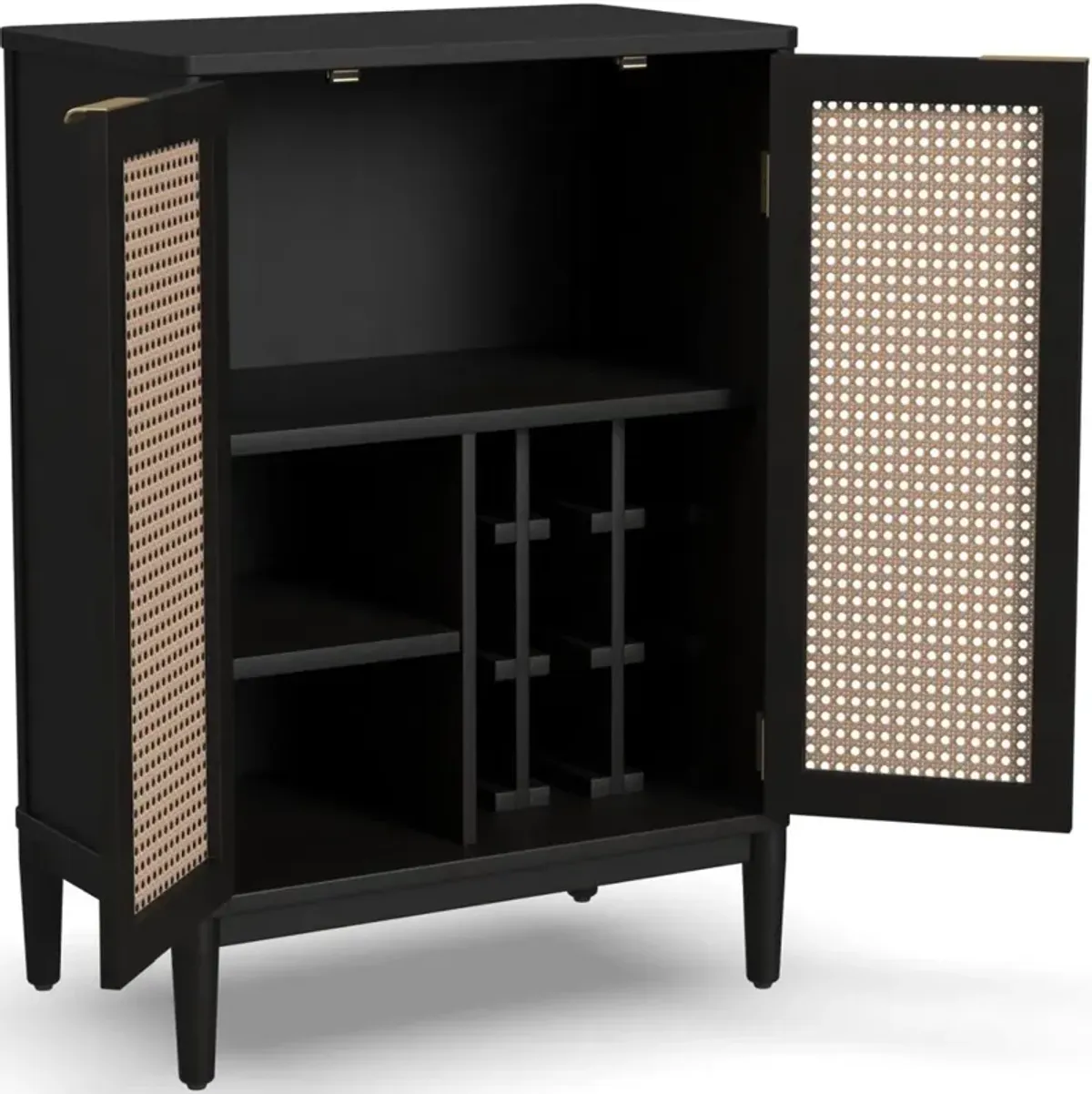 homestyles® Brentwood Black Bar Cabinet