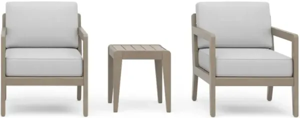 homestyles® Sustain 3-Piece Gray Outdoor Conversation Set