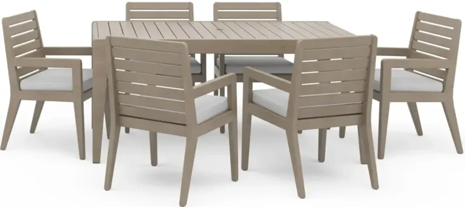 homestyles® Sustain 7-Piece Gray Outdoor Dining Set