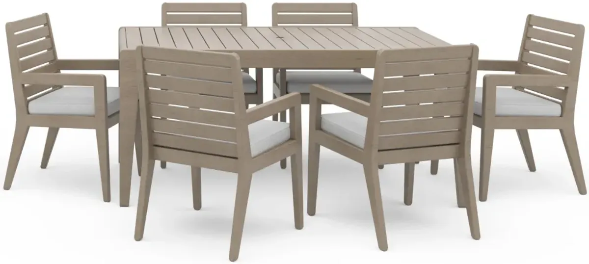 homestyles® Sustain 7-Piece Gray Outdoor Dining Set