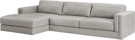 Signature Design by Ashley® Amiata 2-Piece Glacier Sectional with Chaise