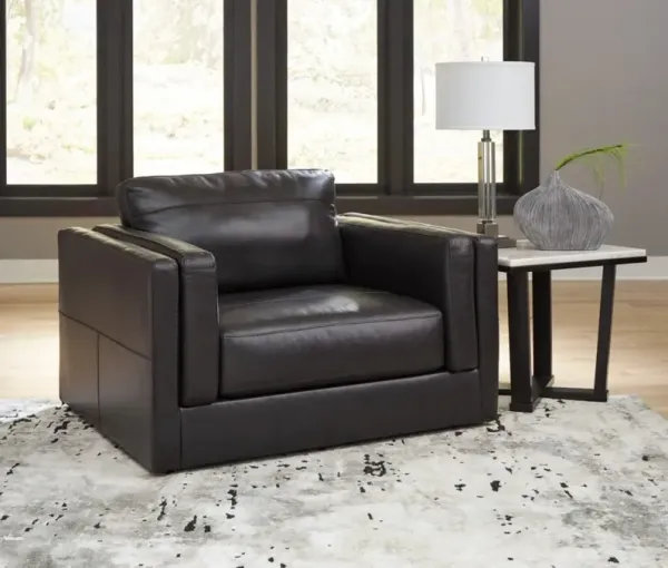 Signature Design by Ashley® Amiata Onyx Chair and a Half