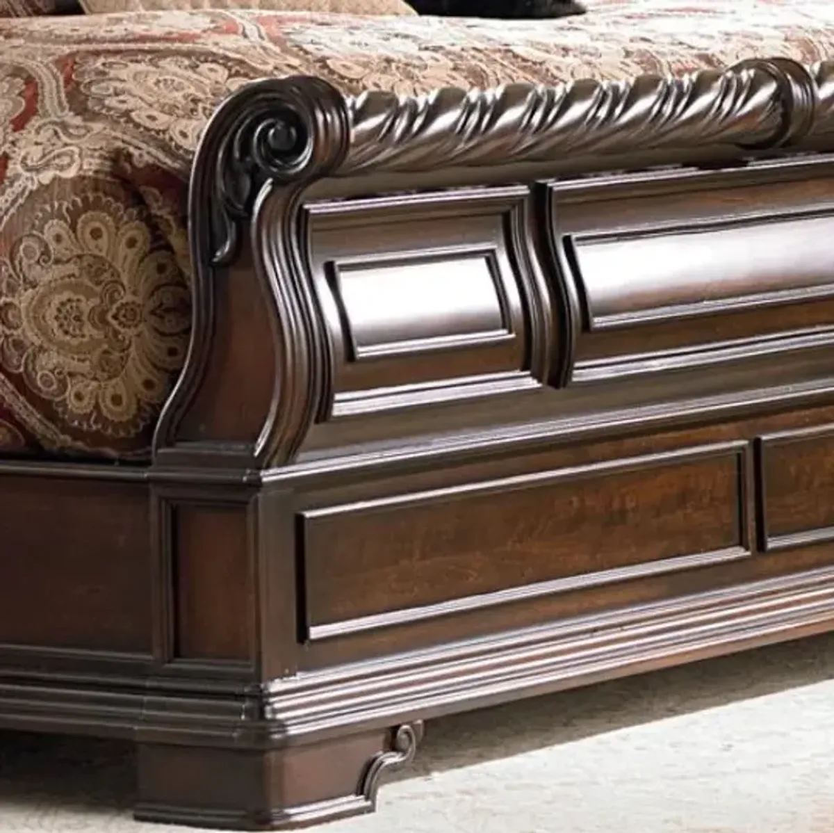 Liberty Furniture Arbor Place Brownstone King Sleigh Bed