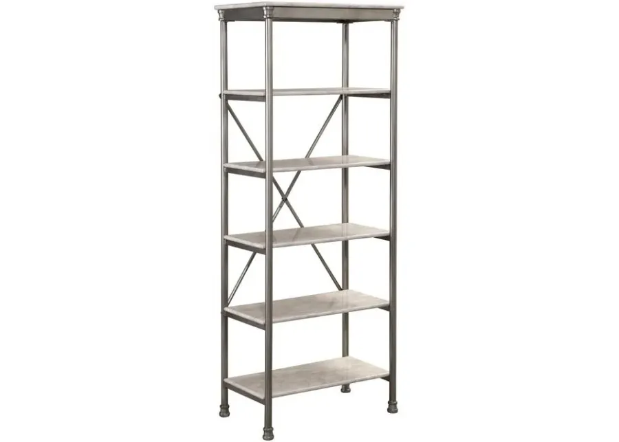 homestyles® Orleans Gray Six Tier Shelf