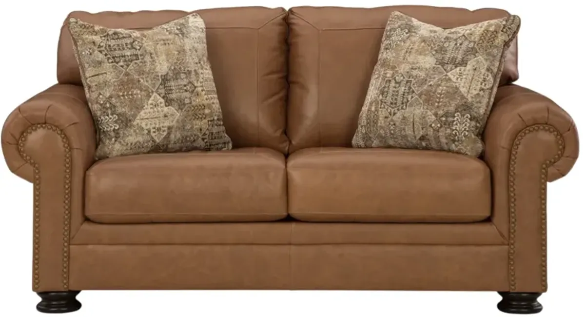 Signature Design by Ashley® Carianna Caramel Loveseat