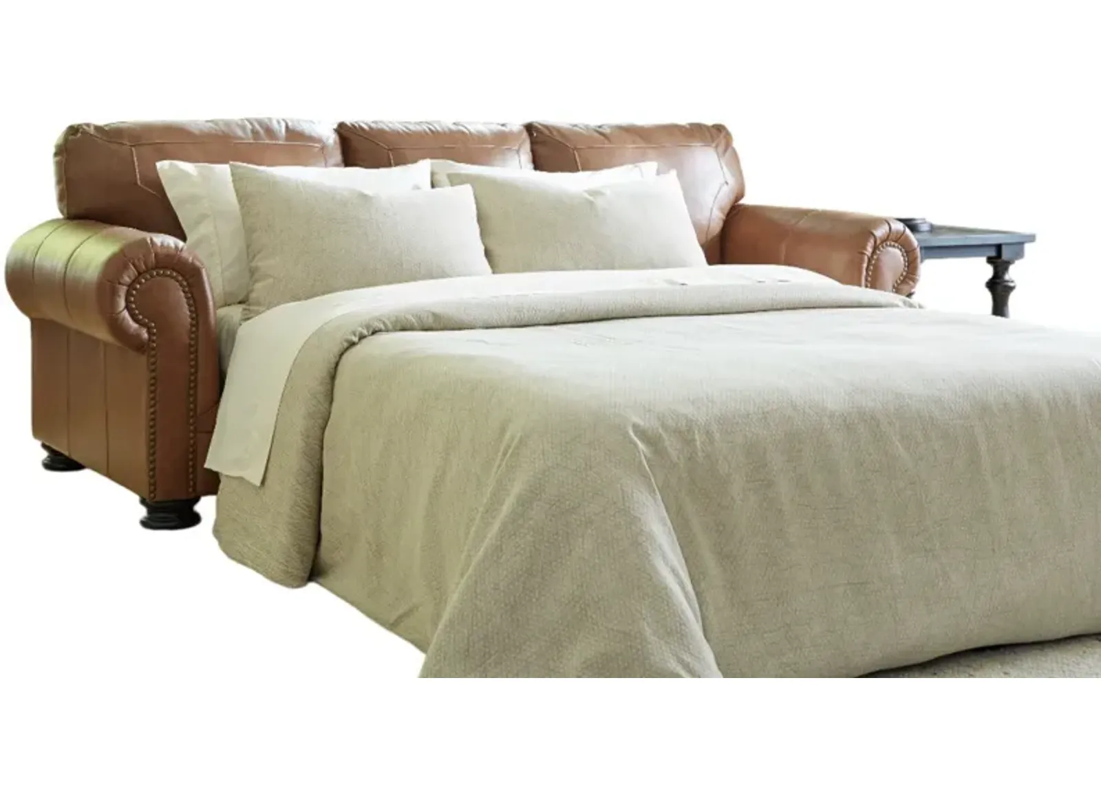 Signature Design by Ashley® Carianna Caramel Queen Sofa Sleeper