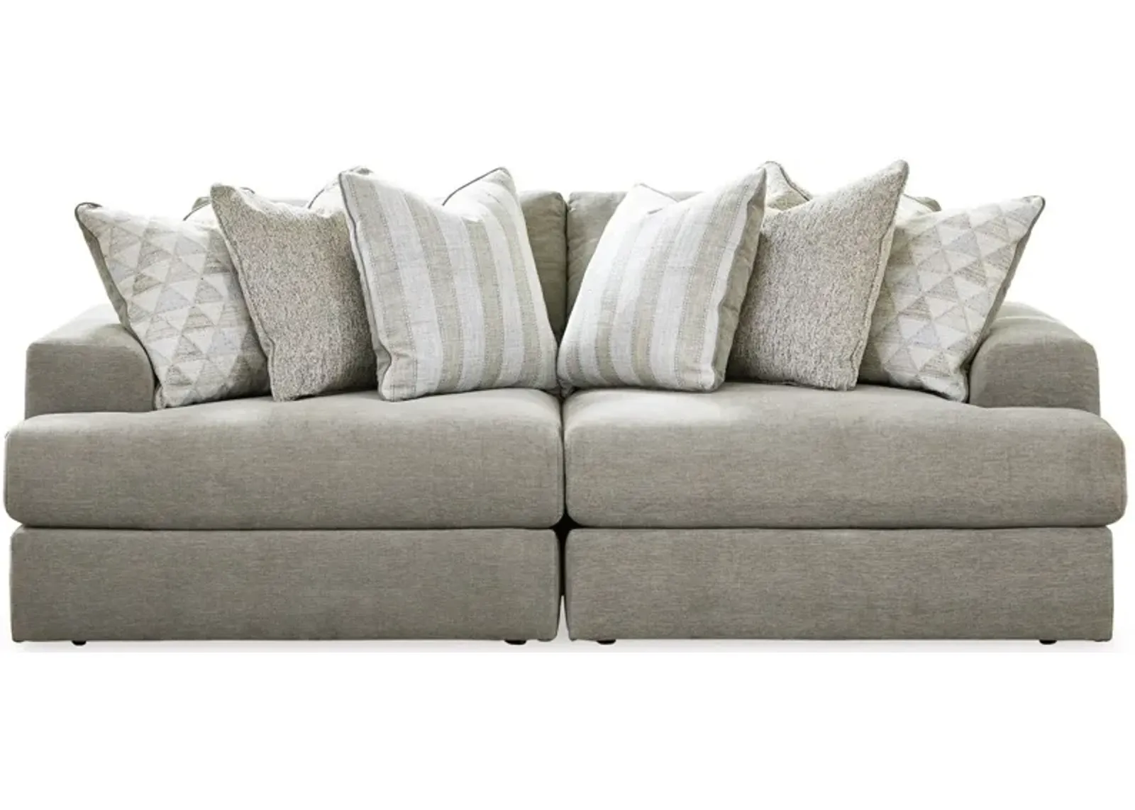 Signature Design by Ashley® Avaliyah 2-Piece Ash Sectional