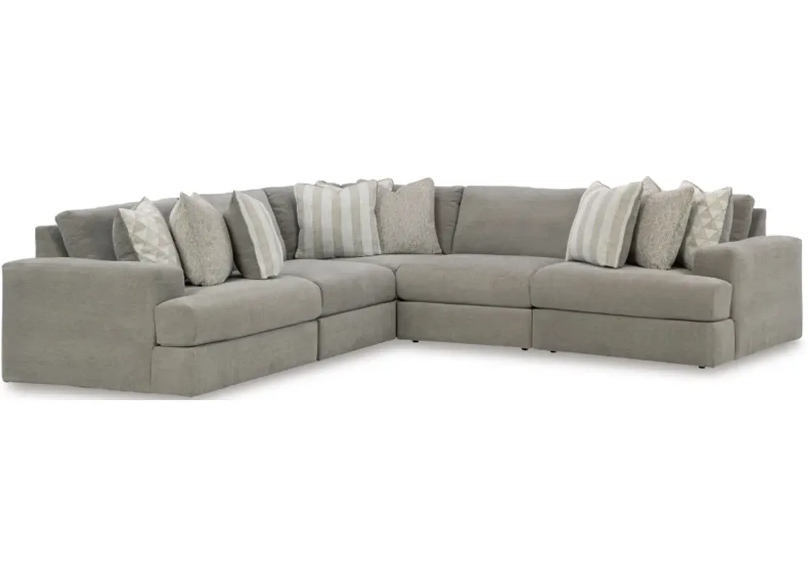 Signature Design by Ashley® Avaliyah 5-Piece Ash Sectional