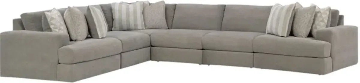 Signature Design by Ashley® Avaliyah 6-Piece Ash Sectional