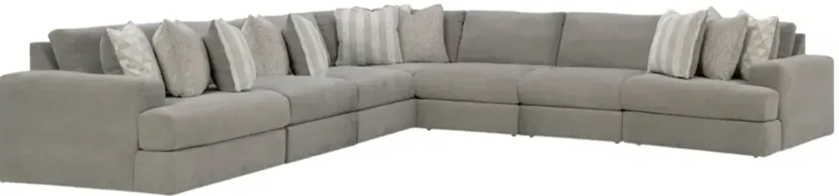 Signature Design by Ashley® Avaliyah 7-Piece Ash L-Shape Sectional