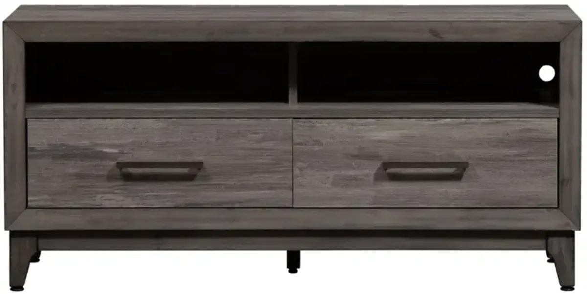 Liberty Furniture Mercury Driftwood Gray 47" TV Console