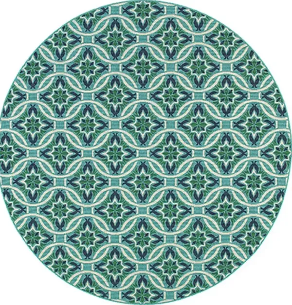 Oriental Weavers Meridian 8' Style 4 Round Area Rug