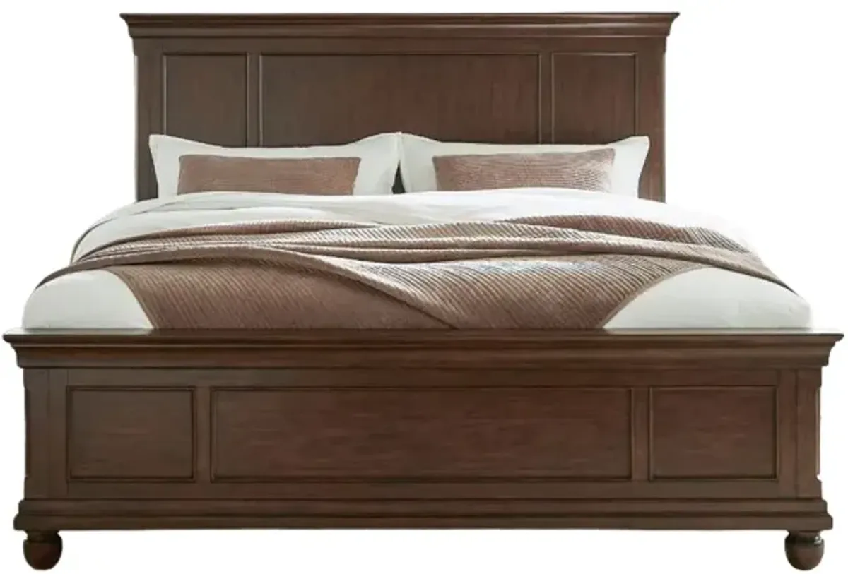Liberty Furniture Rustic Traditions Rustic Cherry California King Panel Bed