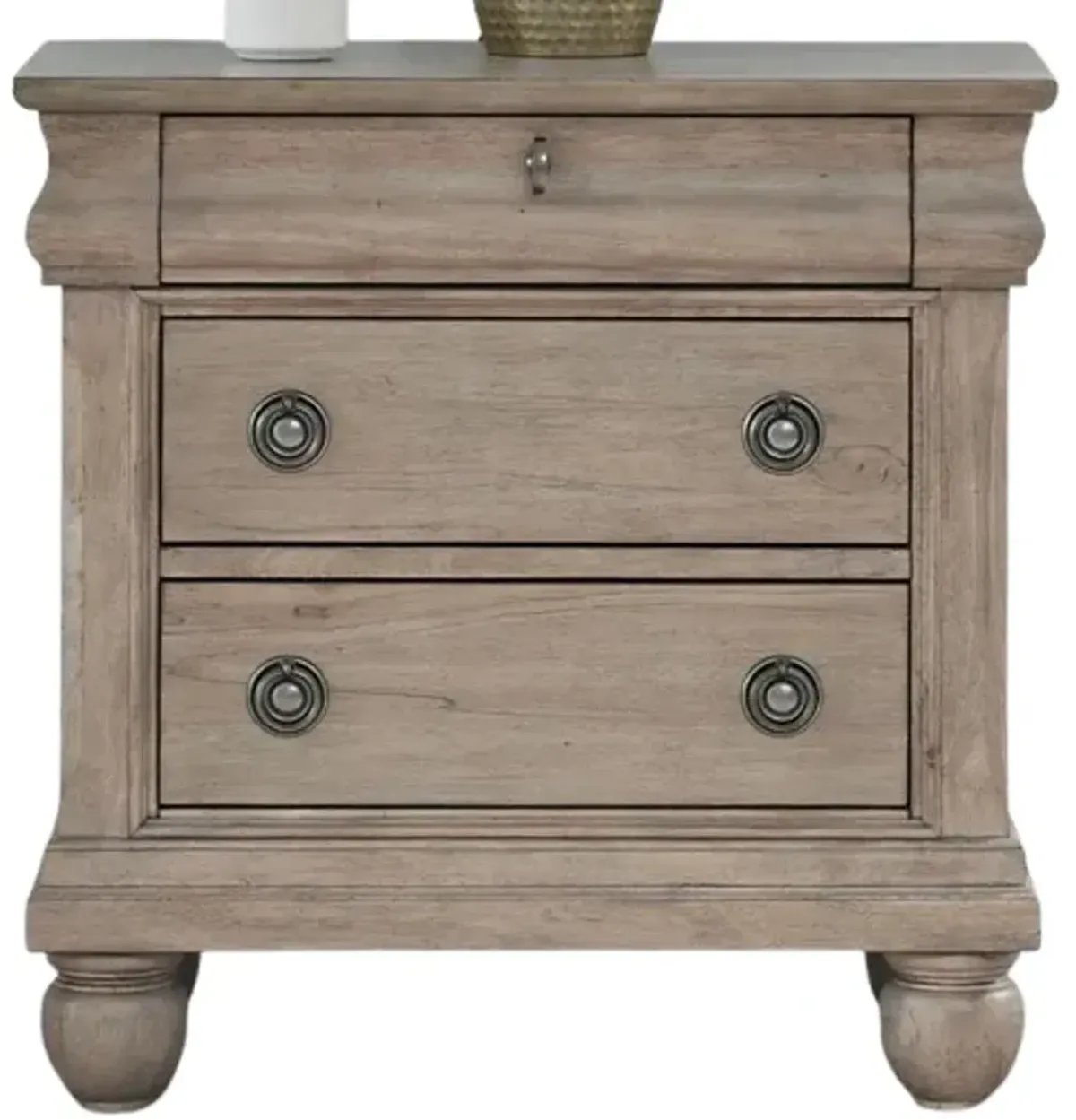 Liberty Furniture Rustic Traditions Saddle Tan Nightstand