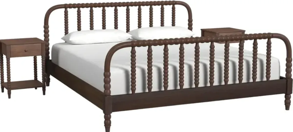 homestyles® Spindle 3-Piece Brown King Bedroom Set