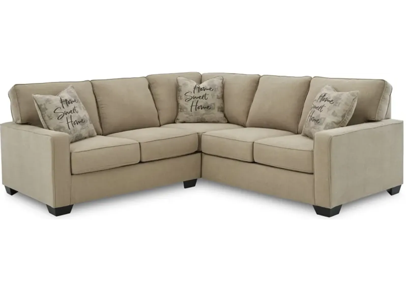 Signature Design by Ashley® Lucina 2-Piece Quartz Left-Arm Facing Sectional