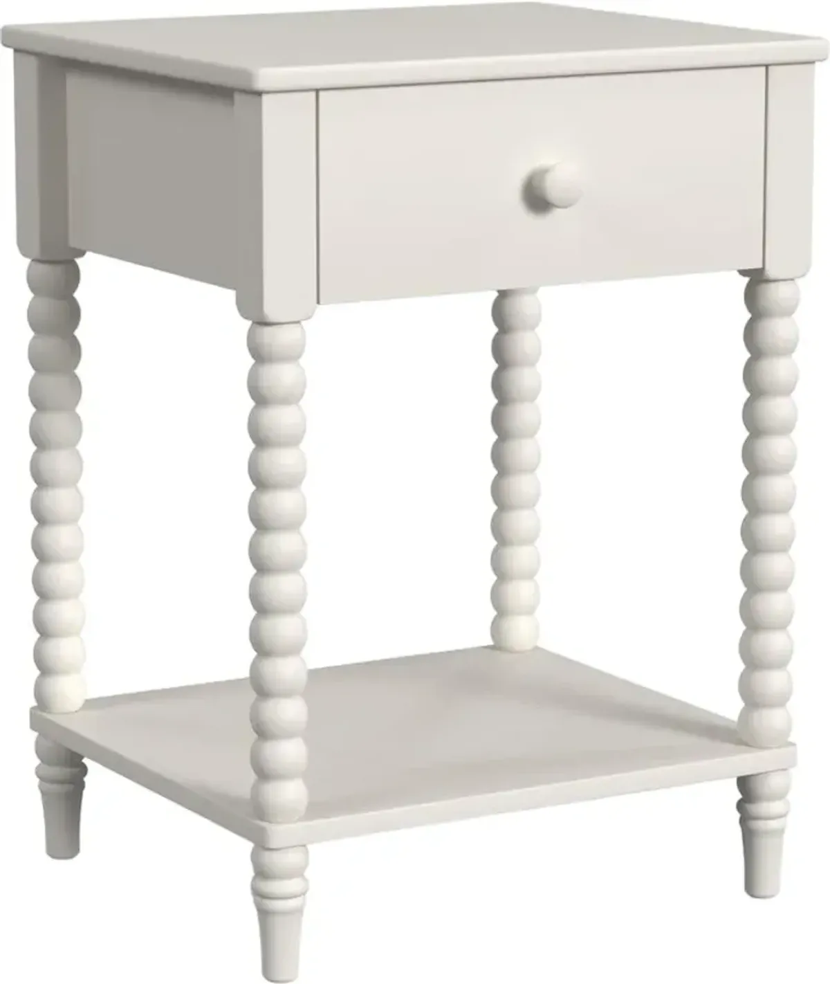 homestyles® Spindle White Nightstand