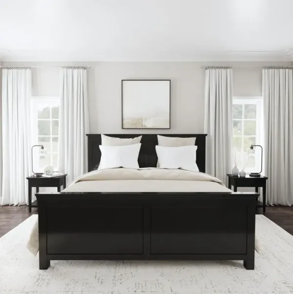 homestyles® Oak Park 3-Piece Black King Panel Bedroom Set