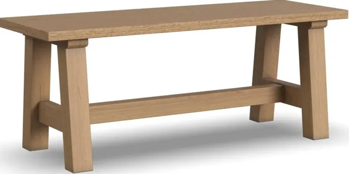 homestyles® Trestle Brown Dining Bench