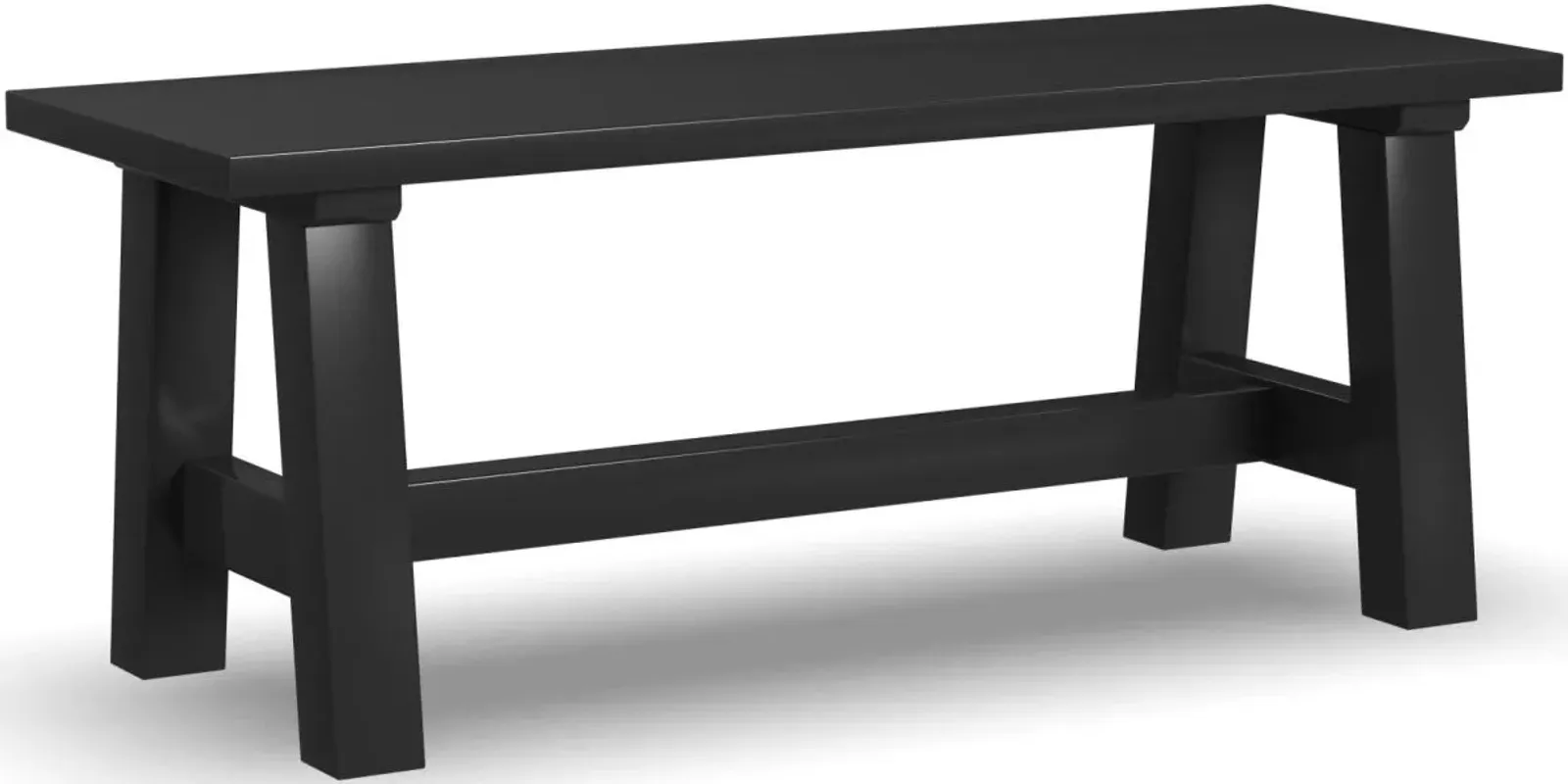 homestyles® Trestle Black Dining Bench