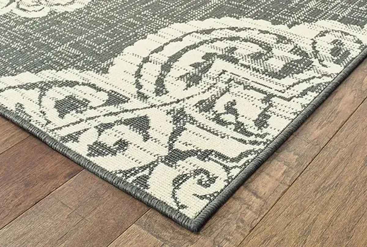 Oriental Weavers Marina Gray 7'x10' Rug