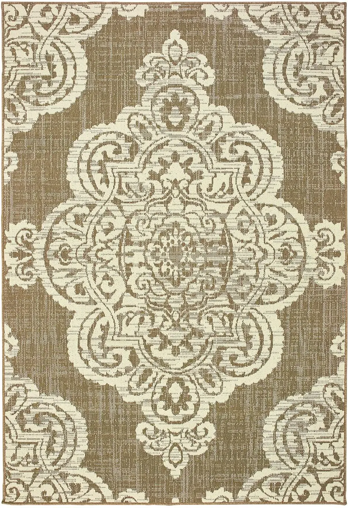 Oriental Weavers Marina Beige/White 7'x10' Rug