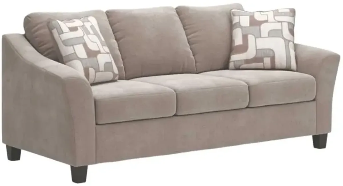 Benchcraft® Willarae Taupe Queen Sleeper Sofa 