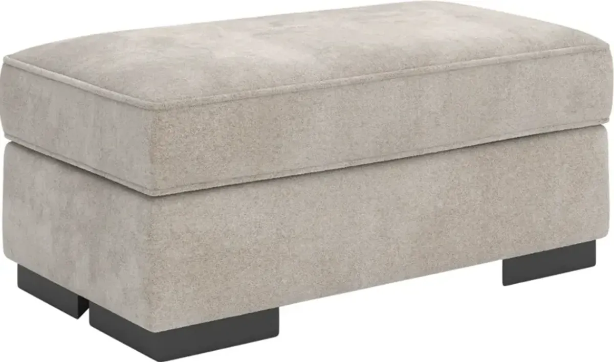 Benchcraft® High Profile Taupe Ottoman