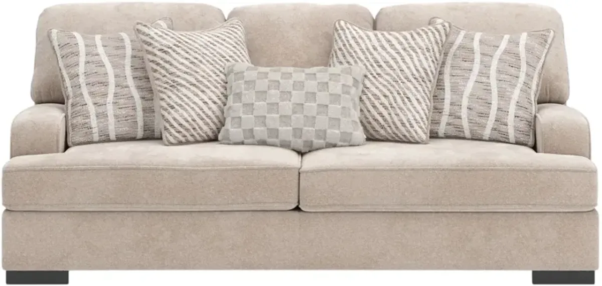 Benchcraft® High Profile Taupe Sofa
