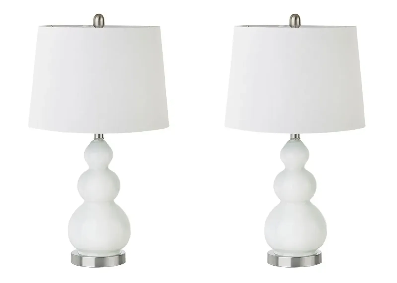 Olliix by 510 Design Covey 2 White Table Lamp Set